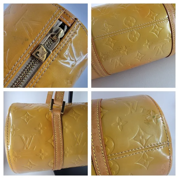 LOUIS VUITTON Monogram Papillon Vernis Patent Leather Handbag - Picture 9 of 11